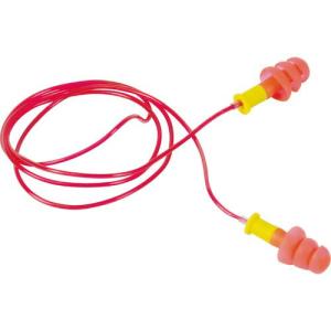 【SALE価格】TRUSCO 耳栓 コード付 3段フランジタイプ 25dB ( TEF-25H ) トラスコ中山(株)｜orangetool