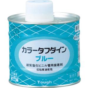 クボタケミックス 塩ビ用接着剤 カラータフダインブルー 500G ( BLUE500G ) (株)クボタケミックス｜orangetool