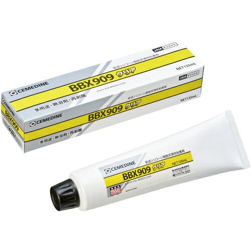 セメダイン BBX909 クリア 135ml (弾性粘着剤)  ( NA-006 ) セメダイン(株...