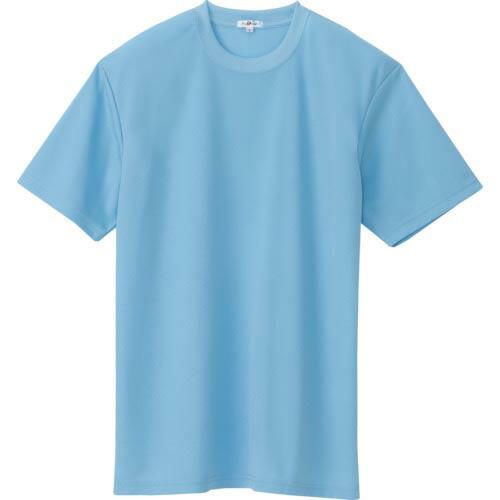 アイトス 吸汗速乾クールコンフォート 半袖Tシャツ男女兼用 サックス L ( AZ-10574-00...