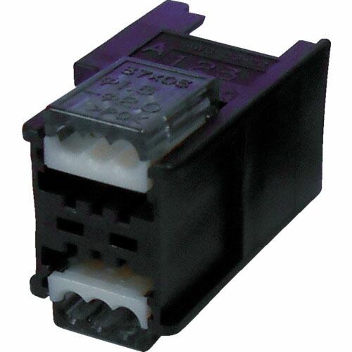 3M ミニ・クランプ ワイヤーマウントソケット6極 ケーブル中継接続用 ( 37306-2206-0...