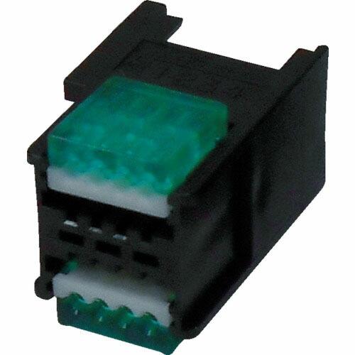 3M ミニ・クランプ ワイヤーマウントソケット8極 ケーブル中継接続用 ( 37308-2124-0...