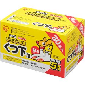 IRIS 512647 カイロ ぽかぽか家族 貼るくつ下用 30足入  ( PKN-30HK )｜orangetool