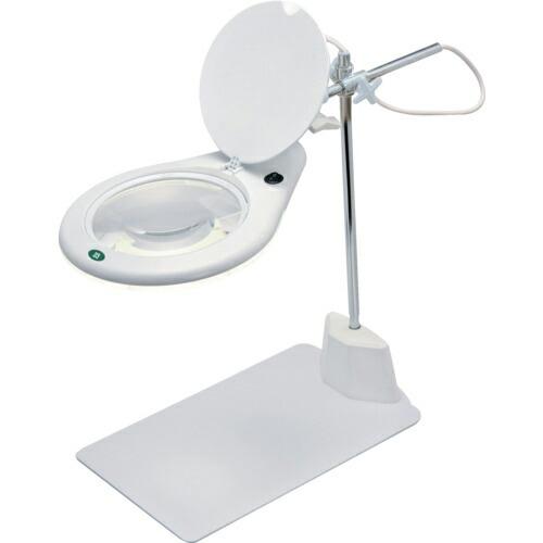 SK スタンド式LED拡大鏡 2倍 Φ170mm ( LS2-175S )