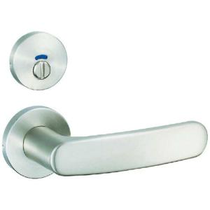 MIWA 住宅内部専用レバーハンドル錠 表示錠 バックセット51mm ケース深さ72mm ( ZLC901-8 SV )｜orangetool