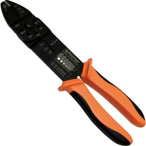 フジ矢 万能電工ペンチ 240mm ファストン・裸端子用 ( FA106 ) フジ矢(株)