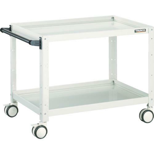 TRUSCO ツールワゴン バーディワゴン 750×500×H600 ウレタン双輪 ホワイト ( B...