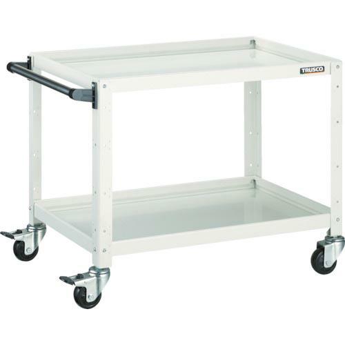 TRUSCO ツールワゴン バーディワゴン 750X500XH600 2段 ホワイト ( BDW-6...