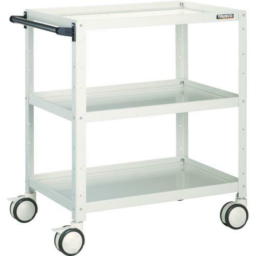 TRUSCO ツールワゴン バーディワゴン 600×400×H880 ウレタン双輪 ホワイト ( B...