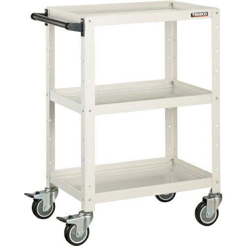 TRUSCO ツールワゴン バーディワゴン 600X400XH880 ウレタン車輪 ホワイト ( B...