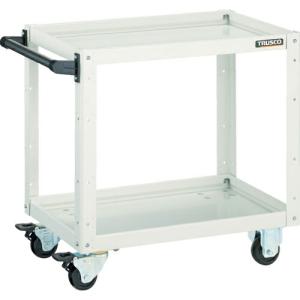 TRUSCO ツールワゴン イーグルワゴン 600X400XH600 ウレタン車輪 ホワイト ( EGW-662U-W )｜orangetool