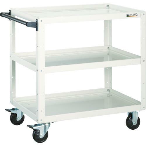 TRUSCO ツールワゴン イーグルワゴン 750X500XH880 3段 ホワイト ( EGW-9...