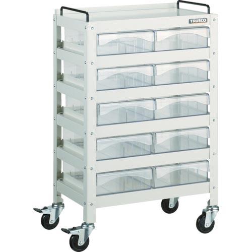 TRUSCO ツールワゴン ファイルラビット 540X330XH840 A4深引出X10 ( FRB...