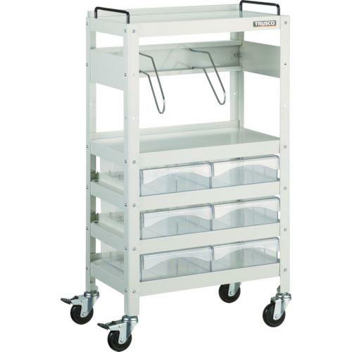 TRUSCO ツールワゴン ファイルラビット H970 A4深引出X6 ブックエンド1段 ( FRB...