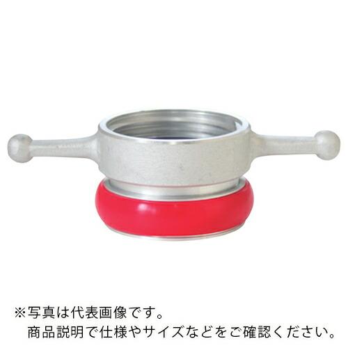 IWA アルミ製 消防用媒介金具 消防ネジ女×差込式女 長角タイプ ( 12RE6565A-L ) ...