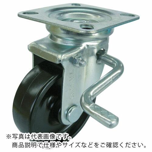 TRUSCO 耐熱性フェノールキャスター 自在ダブルストッパー付 Φ130 ( TYPBJB-130...