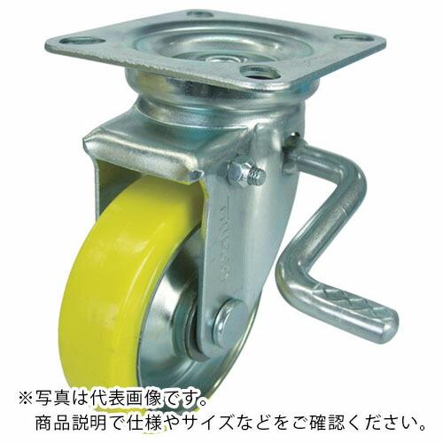 TRUSCO 帯電防止ウレタンキャスター 自在ダブルストッパー付 Φ100 ( TYUEJB-100...