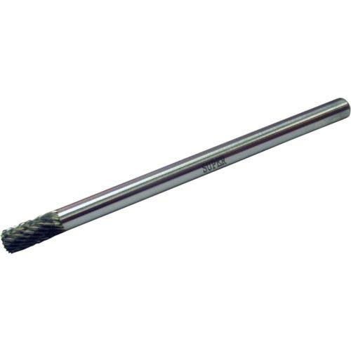 スーパー 超硬バー ミドルシャンク(シャンク長:80mm)ロー付タイプ 円筒型(ダブルカット)刃径:...