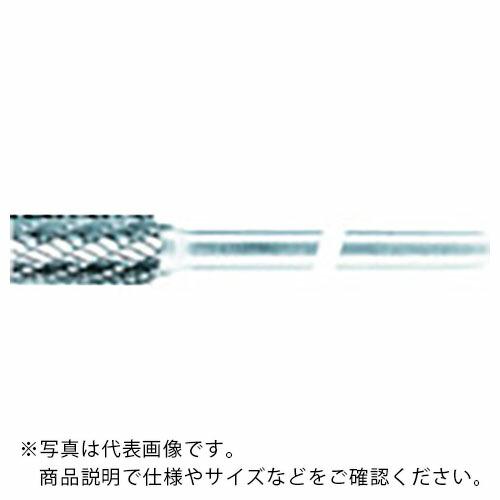 スーパー 超硬バー ミドルシャンク(シャンク長:80mm)ロー付タイプ 円筒型(ダブルカット)刃径:...