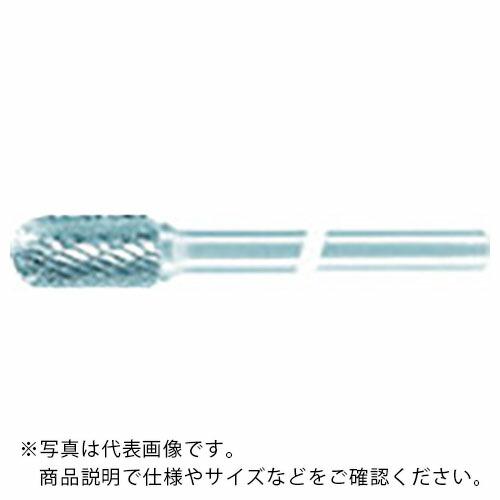 スーパー 超硬バー ミドルシャンク(シャンク長:80mm)ロー付タイプ 先丸円筒型(ダブルカット)刃...