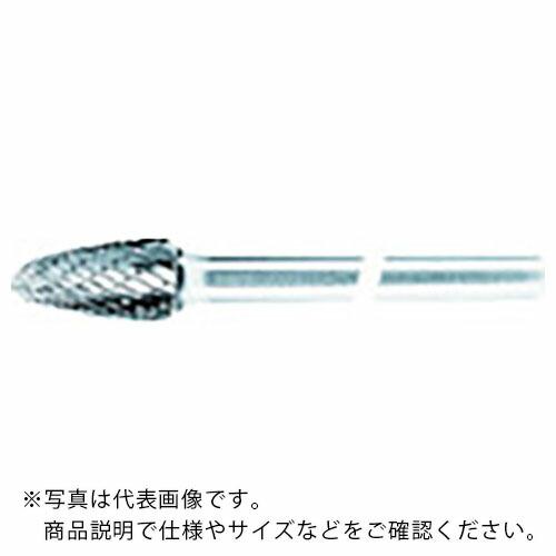 スーパー 超硬バー ミドルシャンク(シャンク長:80mm)ロー付タイプ 砲弾型(ダブルカット)刃径:...