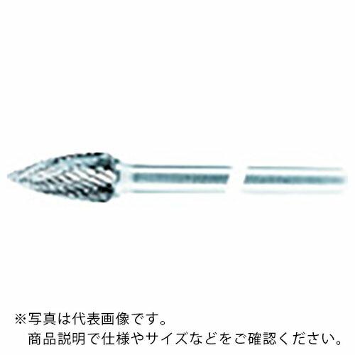 スーパー 超硬バー ミドルシャンク(シャンク長:80mm)ロー付タイプ ポイント型(ダブルカット)刃...