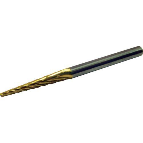 スーパー スーパー超硬バー チタンコーティング オール超硬 円錐型(ダブルカット)7° 刃径:3.0...