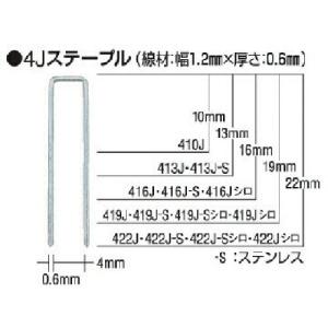 MAX タッカ用ステープル(白) 肩幅4mm 長さ16mm 5000本入り ( 416J-WHITE ) マックス(株)｜orangetool