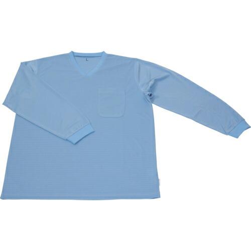 TRUSCO 【売切廃番】保護服用インナー サラ感インナー 長袖シャツ Sサイズ ( TR-6001...