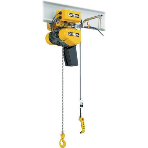 KITO 電気チェーンブロック EQ形 2速インバータ 電気トロリ結合形 250kg×4m ( EQ...