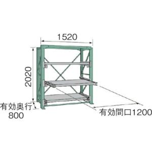 KDS スライドラック ( SSR10-2012-3HT ) ムラテックKDS(株)｜orangetool
