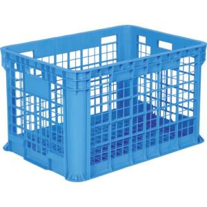 サンコー スタッキングコンテナー 128001 サンテナーB#400 ブルー ( SK-B400-BL ) 三甲(株)｜orangetool