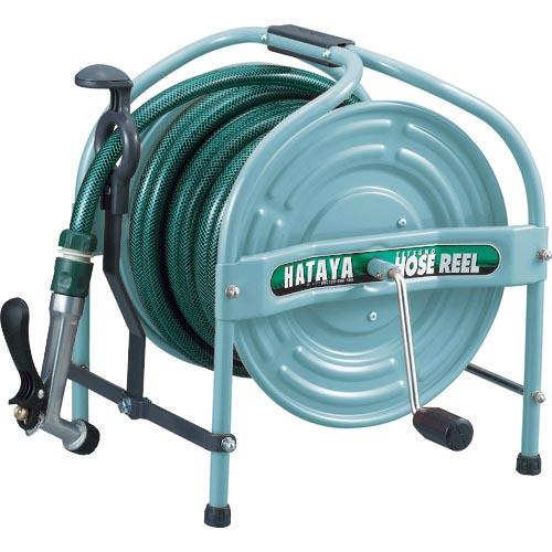 ハタヤ テツノホースリール(グリーン)21m防藻ホース レバーノズル グリーン ( HSA-20N-...