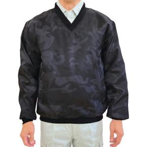 TEAGLES 14695 Vネック中綿キルトヤッケ ブラック迷彩LL ( 14695 CAMO LL ) トーマセンイ(株)｜orangetool