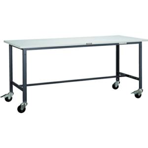 TRUSCO 軽荷重作業台(150kg)AE型 900X600XH846 φ100キャスター付 ダークグレー色 ( AE-0960C100 DG ) トラスコ中山(株)｜orangetool