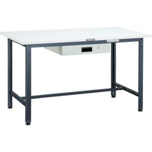 TRUSCO 軽荷重作業台(300kg)AE型 1800X750XH740 薄型1段引出付 ダークグレー色 ( AE-1800UDK1 DG ) トラスコ中山(株)｜orangetool