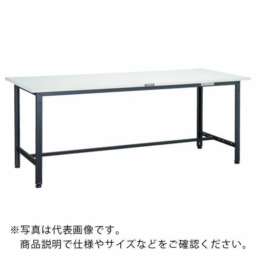 TRUSCO 軽荷重作業台(300kg)AE型 1800X900XH740 基本タイプ ダークグレー...