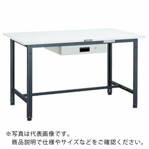 TRUSCO 軽荷重作業台(300kg)AE型 1800X900XH740 薄型1段引出付 ダークグ...
