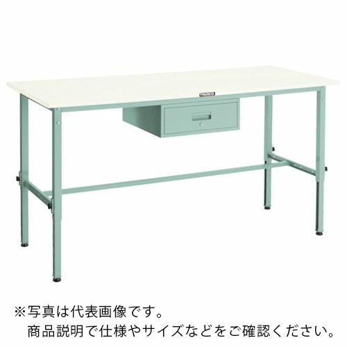 TRUSCO 軽荷重作業台高さ調節式(150kg)AEM型 1800X900XH650~950 1段...