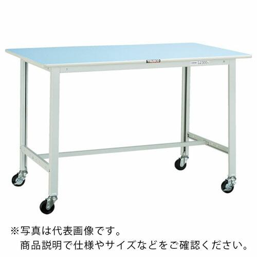 TRUSCO 軽荷重作業台(90kg)BO型 900X600XH806 φ75キャスター付 ホワイト...