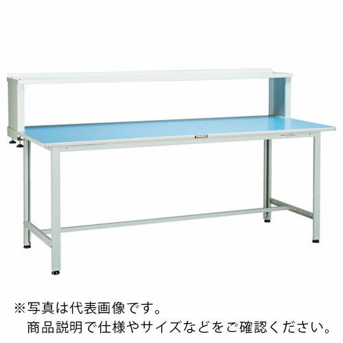 TRUSCO 軽荷重作業台(180kg)BO型 1800X900XH1044(全高) 上棚付 ホワイ...