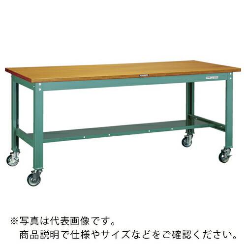 TRUSCO 中荷重作業台(300kg)HW型 1500X750XH831 φ100ウレタンキャスタ...