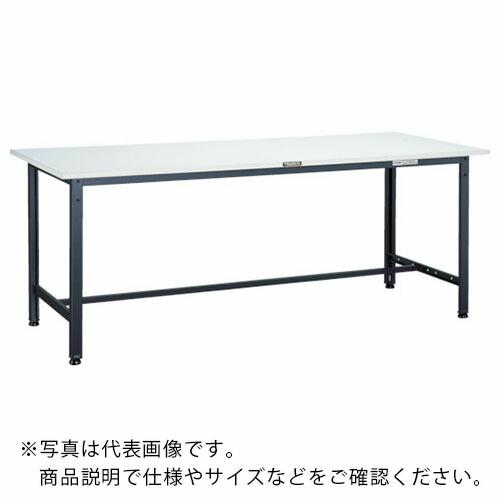 TRUSCO 軽荷重作業台(300kg)AE型 900X600XH740 基本タイプ ダークグレー色...