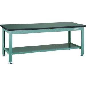 TRUSCO 中荷重作業台(2000kg)DW型 1800X750XH740 全面下棚付 グリーン色 ( RDW-1800LT ) トラスコ中山(株)｜orangetool