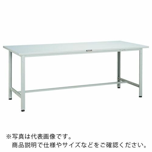 TRUSCO 軽荷重作業台(300kg)AE型 900X600XH740 基本タイプ ホワイト色 (...