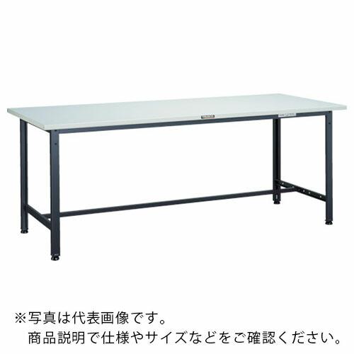 TRUSCO 軽荷重作業台(300kg)AE型 900X750XH740 基本タイプ ダークグレー色...