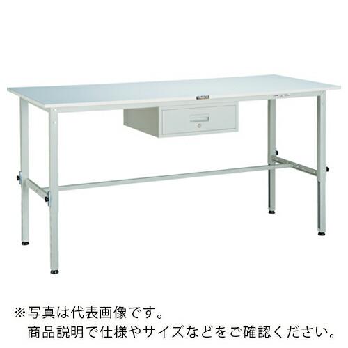 TRUSCO 軽荷重作業台高さ調節式(150kg)AEM型 1800X600XH650~950 1段...