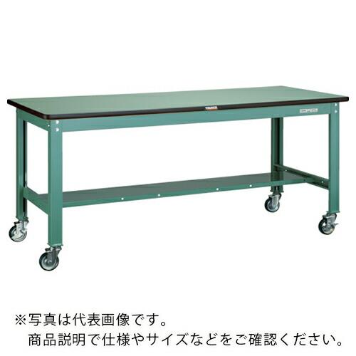 TRUSCO 中荷重作業台(300kg)HW型 1500X750XH831 φ100ウレタンキャスタ...