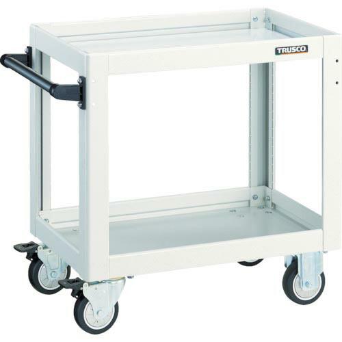 TRUSCO ツールワゴン ドルフィン 600×400 ウレタン車輪 ホワイト ( DLWS-662...