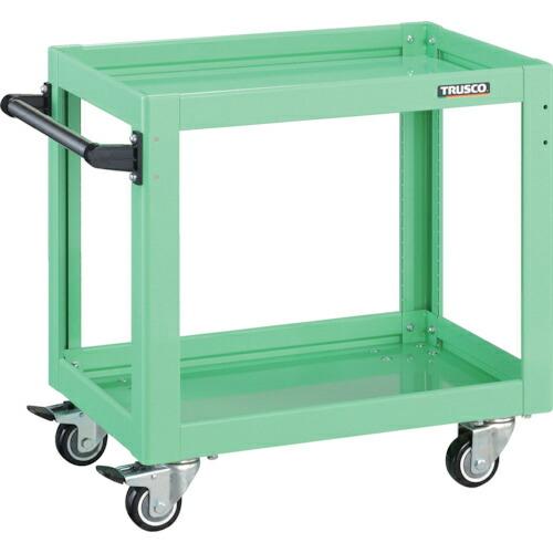 TRUSCO ツールワゴン ドルフィン 600×400 ウレタン車輪 ヤンググリーン ( DLWS-...